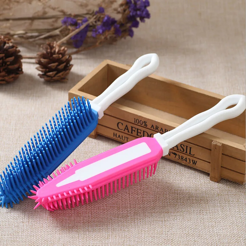 Pet Dog Puppy Cat волос Ванна кисти Comb Мягкие резиновые Sticky Инструмент для мелких