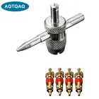 Медная сердцевина клапана 5 в 1, инструмент для снятия штока шины, инструмент для ремонта шин, инструмент для снятия сердцевины клапана, инструмент для чистки шин, 1 комплект