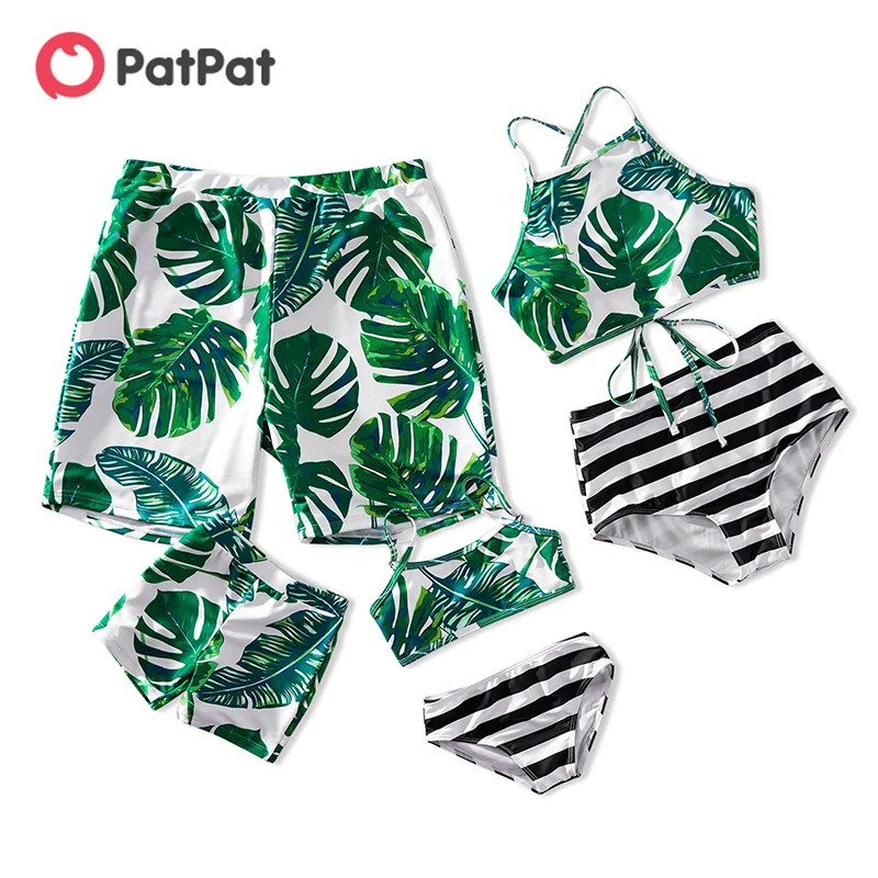 

PatPat Breezy Palm Leaf Charm Family Matching Swimsuit