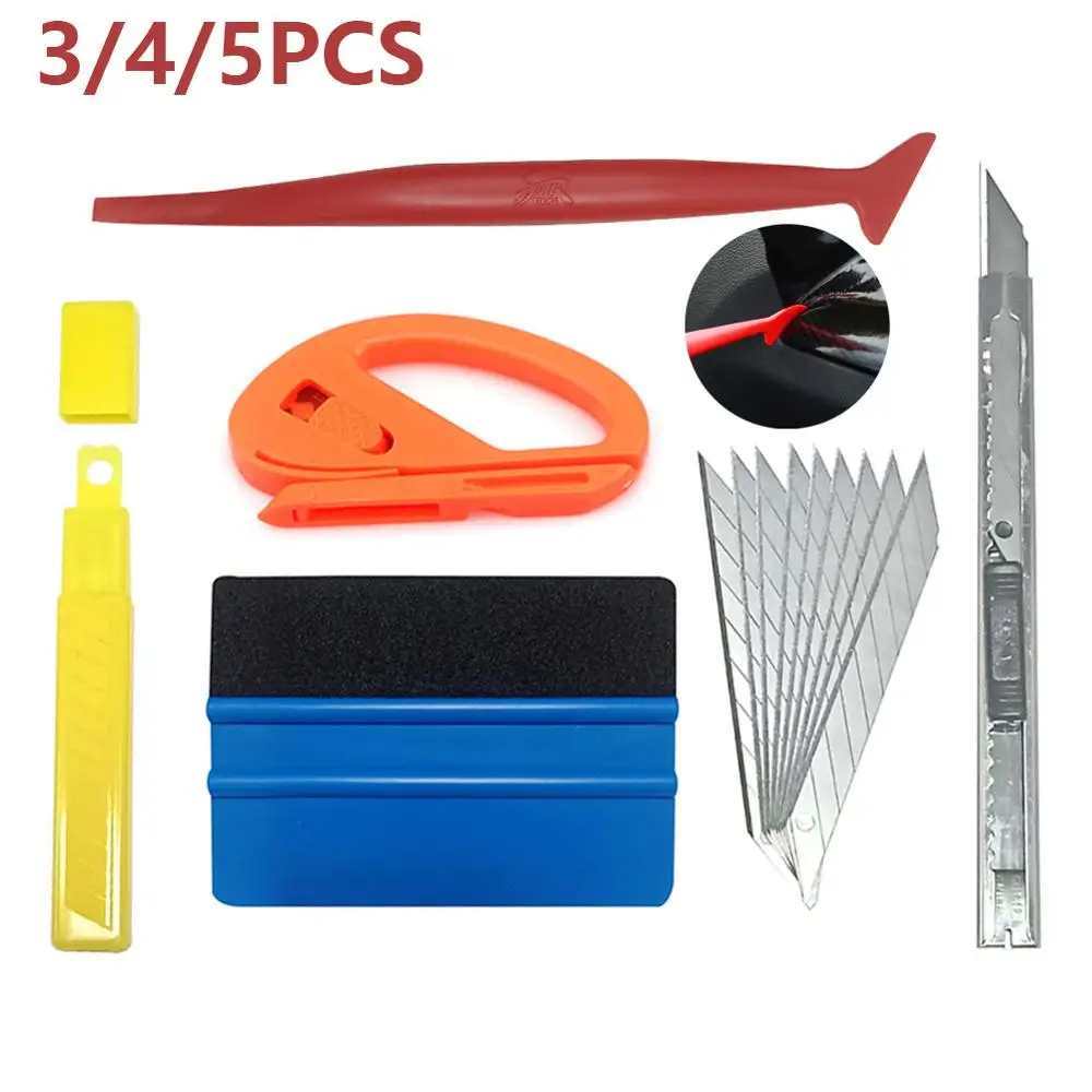 4 шт./лот автомобильный виниловый скребок для пленки Инструменты установки