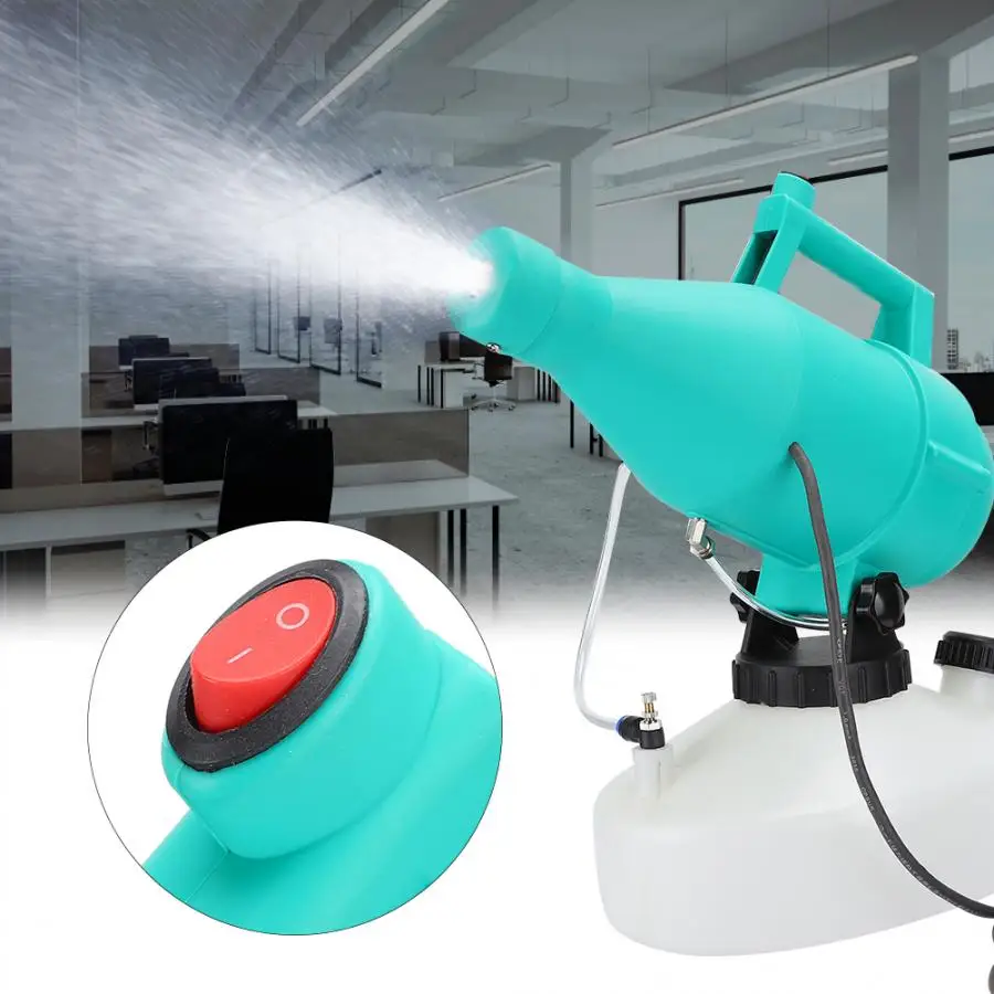 

Electric ULV Fogger Portable Ultra-Low Volume Atomizer Sprayer Fine Mist Blower Pesticide Nebulizer 4.5L Insecticide Nebulizer