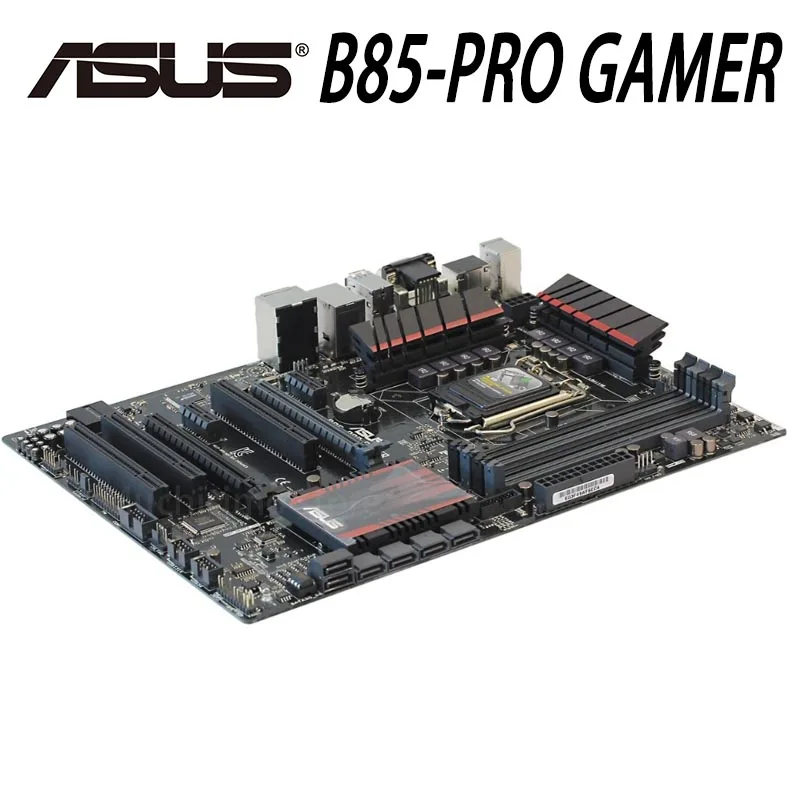 Bestellen LGA 1150 Asus B85-PRO GAMER Motherboard + CPU Intel Core I5 4590 Motherboard Set DDR3 32GB HDMI Desktop B85 Placa-Mãe 1150 Verwendet