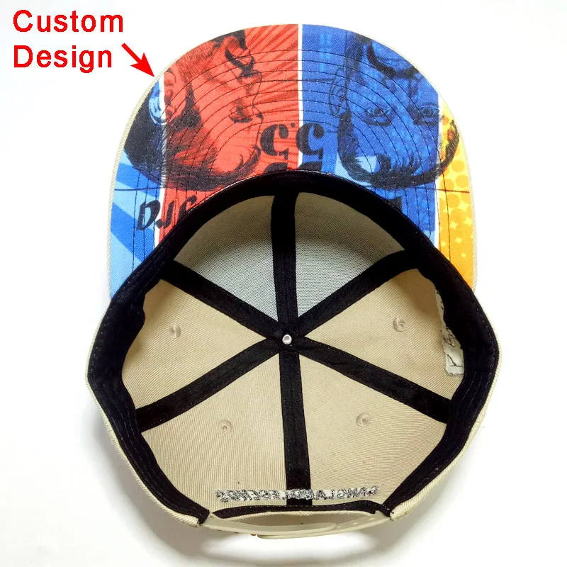 3D Whole Printing Custom Full Color Customed Personal Private Logo Hip-Hop Adult Kids Snap Back Baseball Caps DIY Snapback Hats