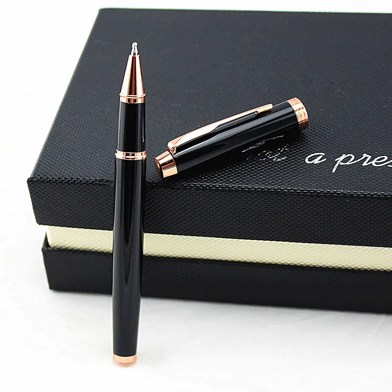 Классическая Ручка роллер металлическая Заправка для гелевой ручки учится в
