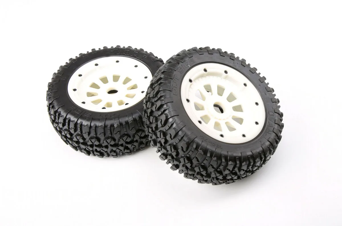 Высокопрочные нейлоновые ступицы колеса с шиной в сборе для 1/5 Losi 5ive-T Rovan LT King Motor X2