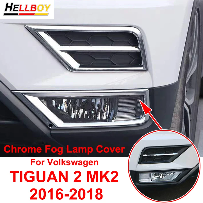 Накладка решетки переднего бампера для Volkswagen VW Tiguan MK2 2020 2019 2018 2017|Хромирование| |