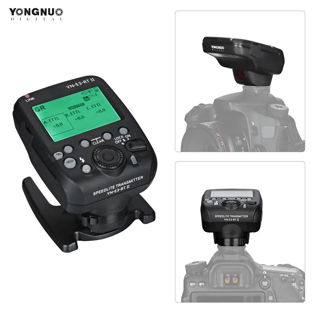 YONGNUO YN E3 RT II на камере Flash Speedlite передатчик Trigger для Canon Nikon ST RT/600EX RT/YN968EX и т. Д.|Пульты