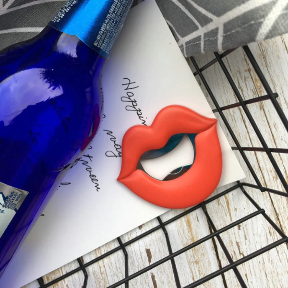 Marilyn Monroe Lips-Opener Beer Bottle Opener Fridge magnet Rubber Coated Stainless Steel. | Дом и сад