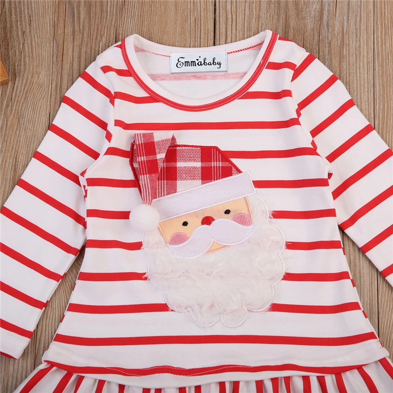 Детское платье с длинным рукавом в полоску | Мать и ребенок