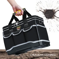 dtbd multi function tool bag 1680d oxford cloth electrician bag multi pocket waterproof anti fall storage bag