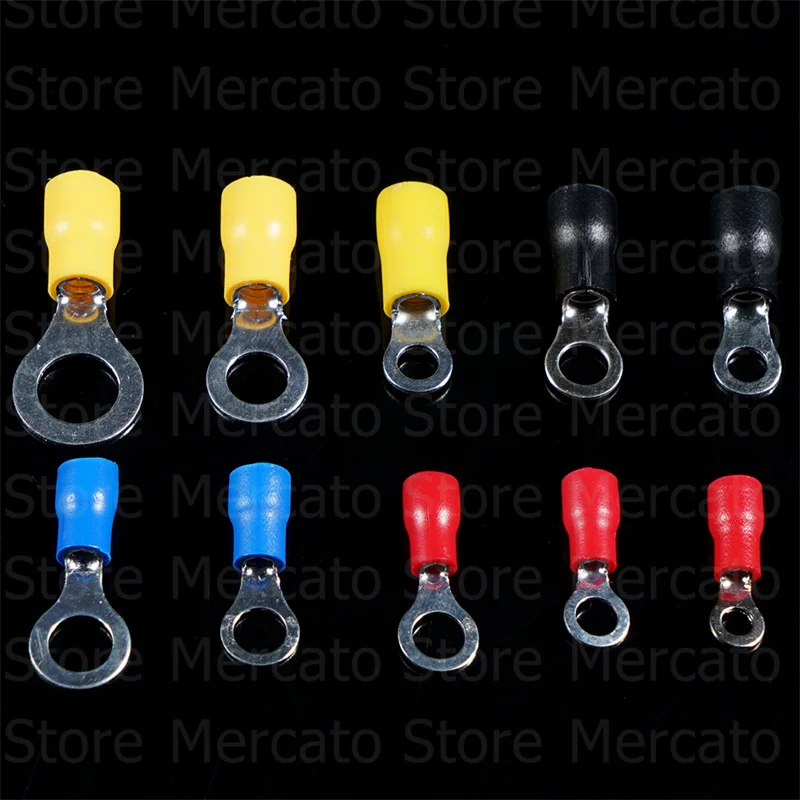 102 шт. кольцевой терминал медный провод изолированный штырь штырька