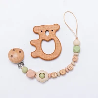 2pc personalized name pacifier chain handmade silicone safe teething chain baby teether eco friendly pacifier clip nipple holder
