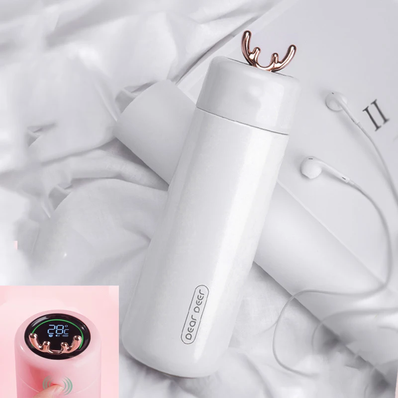 450 мл термосы с тепловым дисплеем милый олень из нержавеющей стали My Hot Water Bottle