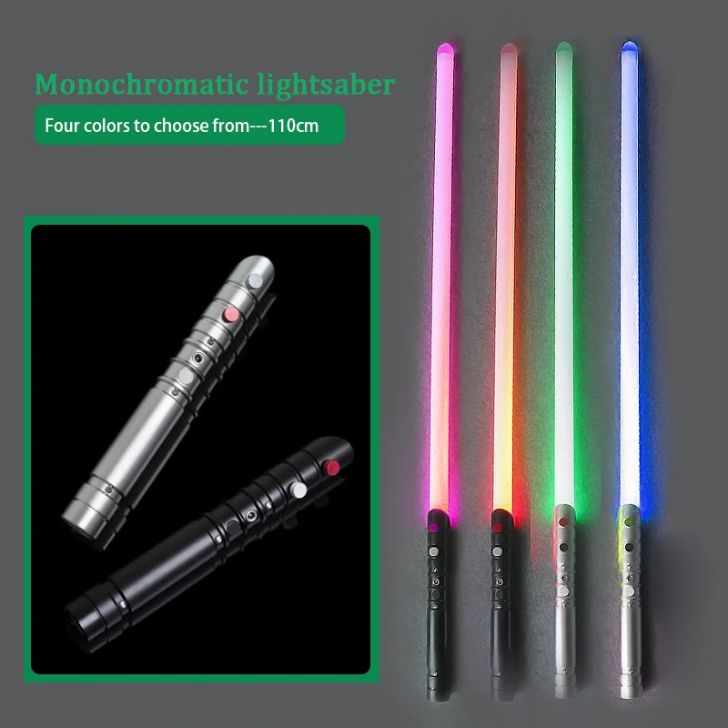 Монохромный световой меч YDD мощный лазерный со звуковыми эффектами 4 цвета на