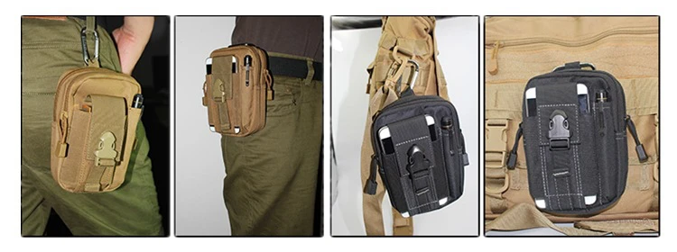 Наружная мини-сумка Molle, Военная Мужская поясная сумка, тактическая охотничья многофункциональная сумка для путешествий, кемпинга, телефона