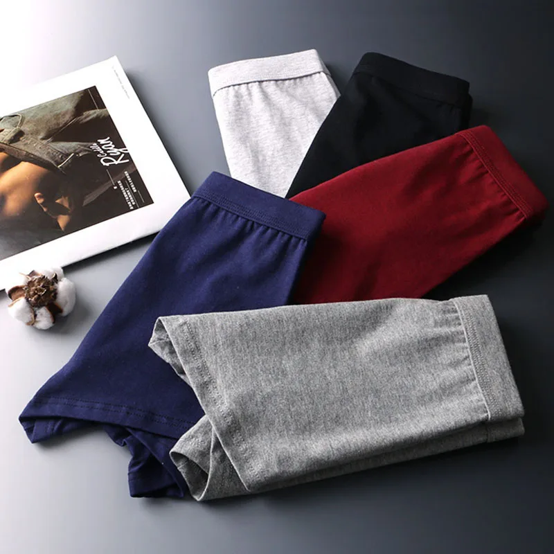 Трусы боксеры мужские хлопковые удобные дышащие мягкие шорты пикантное нижнее