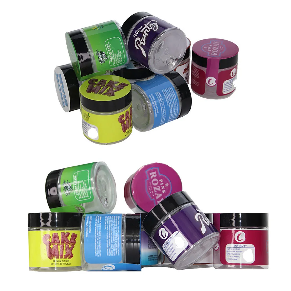 Пластиковая пустая герметичная Коробка 50 мл контейнер для хранения трав цветов