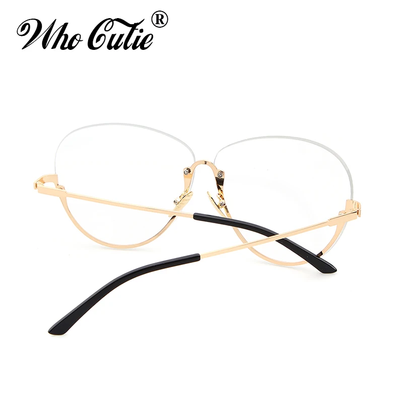 WHO CUTIE негабаритные солнцезащитные очки пилота полуметаллическая оправа мужские