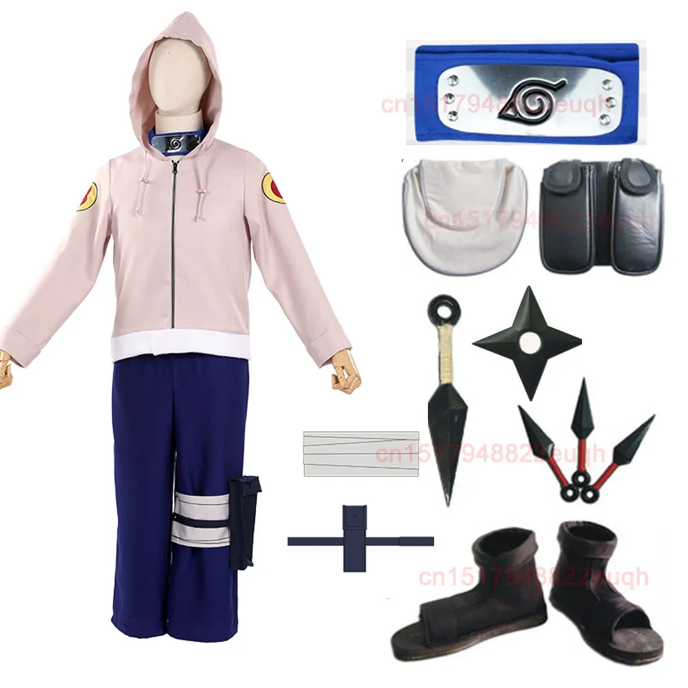 Бесплатная доставка! Костюм для косплея из Наруто и хиуга Хината комплект с
