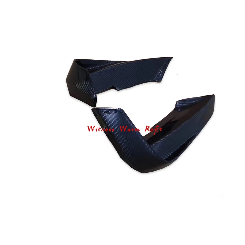 Разветвители для переднего бампера автомобиля из настоящего углеродного