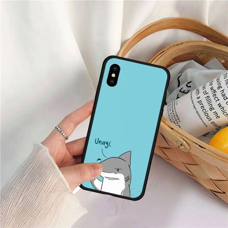 

shark cute horrro animal Phone Case for iPhone 11 12 pro XS MAX 8 7 6 6S Plus X 5S SE 2020 XR