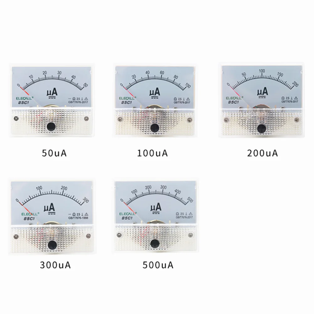 1 шт. аналоговый амперметр постоянного тока 50 мA 100 200 300 500 64*56 мм|Измерители тока| |