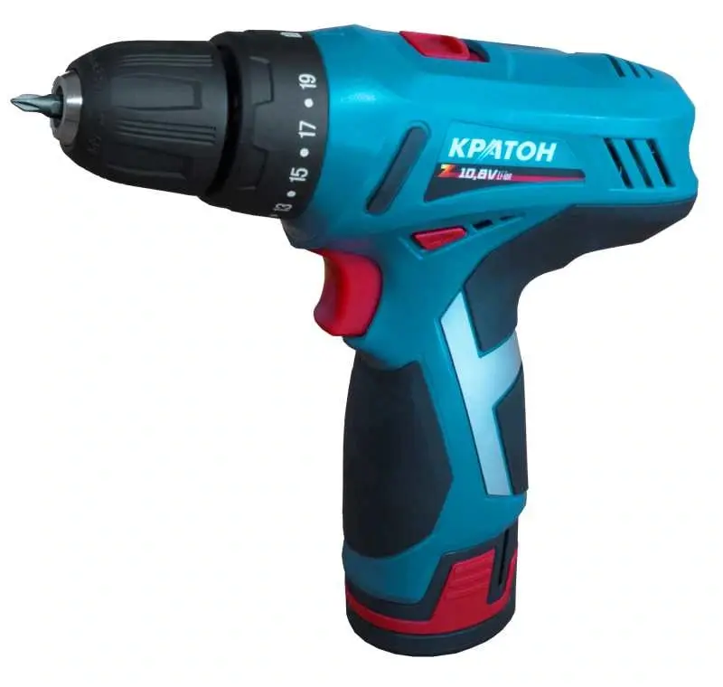 Дрель-шуруповерт аккумуляторная КРАТОН CDL-10-Z | Инструменты