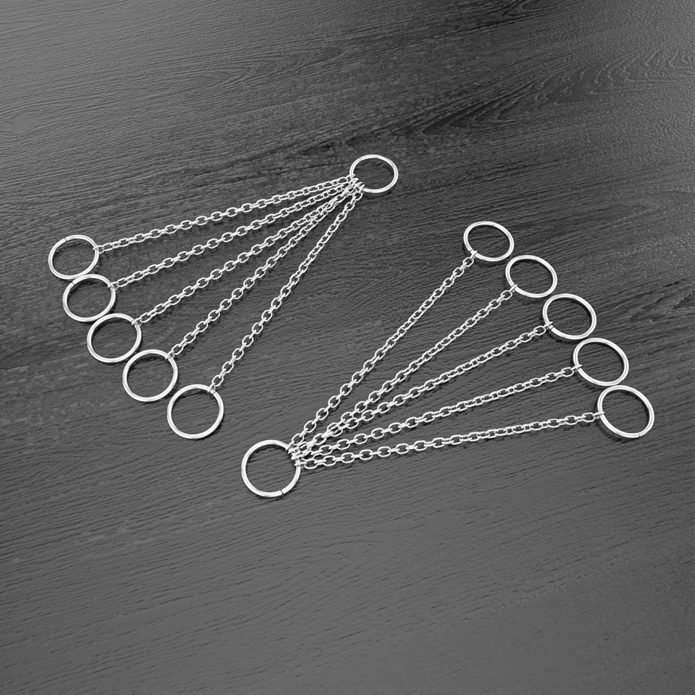 1 шт. 6 колец длинные кисточки для ушей серьги-каффы бижутерия золотые цепи