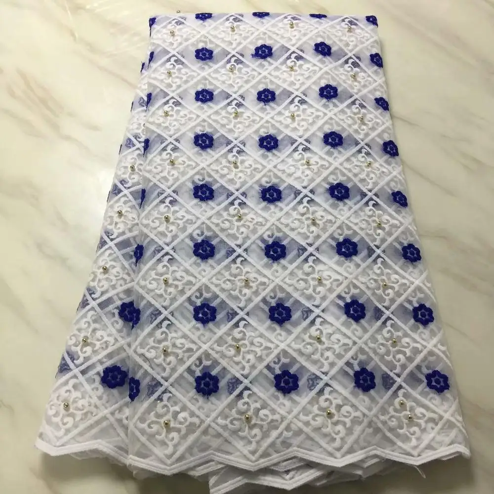 Лидер продаж африканская французская кружевная ткань из бисера 2019