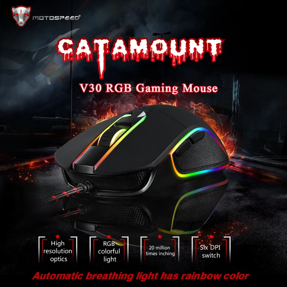 Motospeed K27 V30 одной рукой механический компьютер PC PUBG Gaming Keyboard 27 ключ проводной USB 9