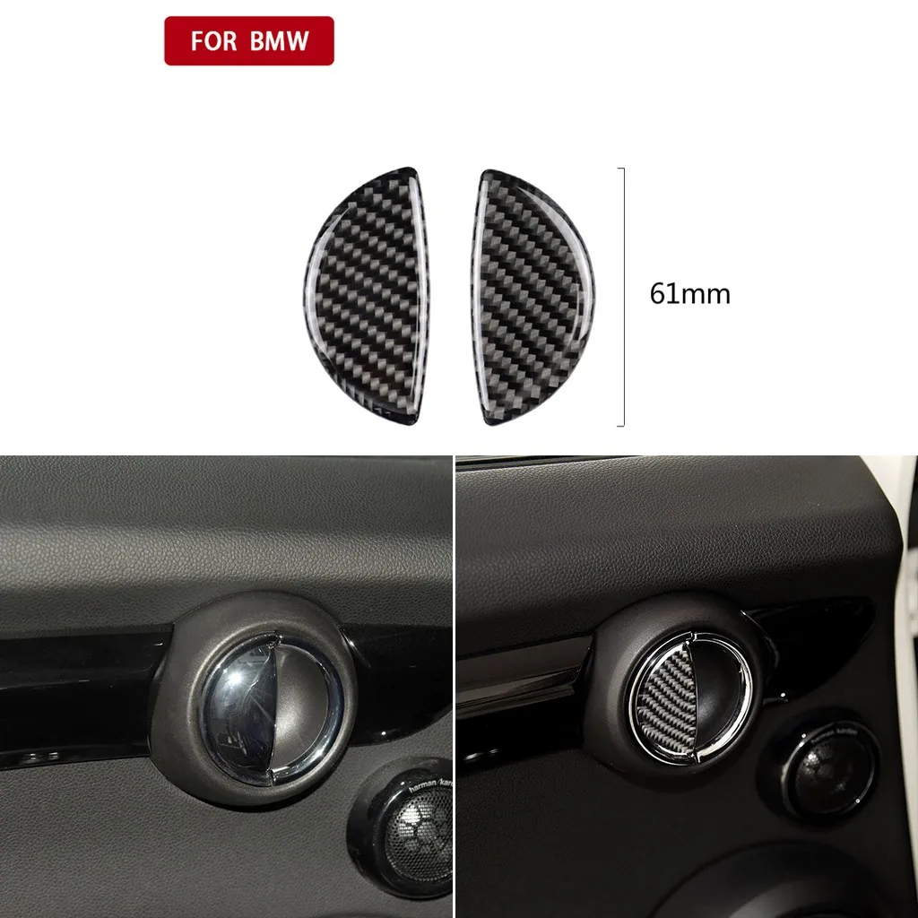 Внутренняя дверная чаша автомобиля декоративная крышка из углеродного волокна