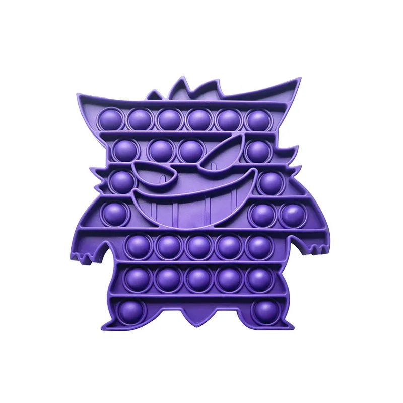 Pokemon Pikachu Pokemon PoppIt Anti estr&eacute;s empuje de aliviar Fidget para autismo juguetes sensoriales, juguete educativo-4
