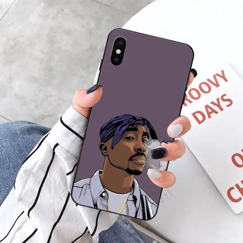 

2PAC CARTOON Phone Cases for iPhone 11 12 mini pro XS MAX 8 7 6 6S Plus X 5S SE 2020 XR