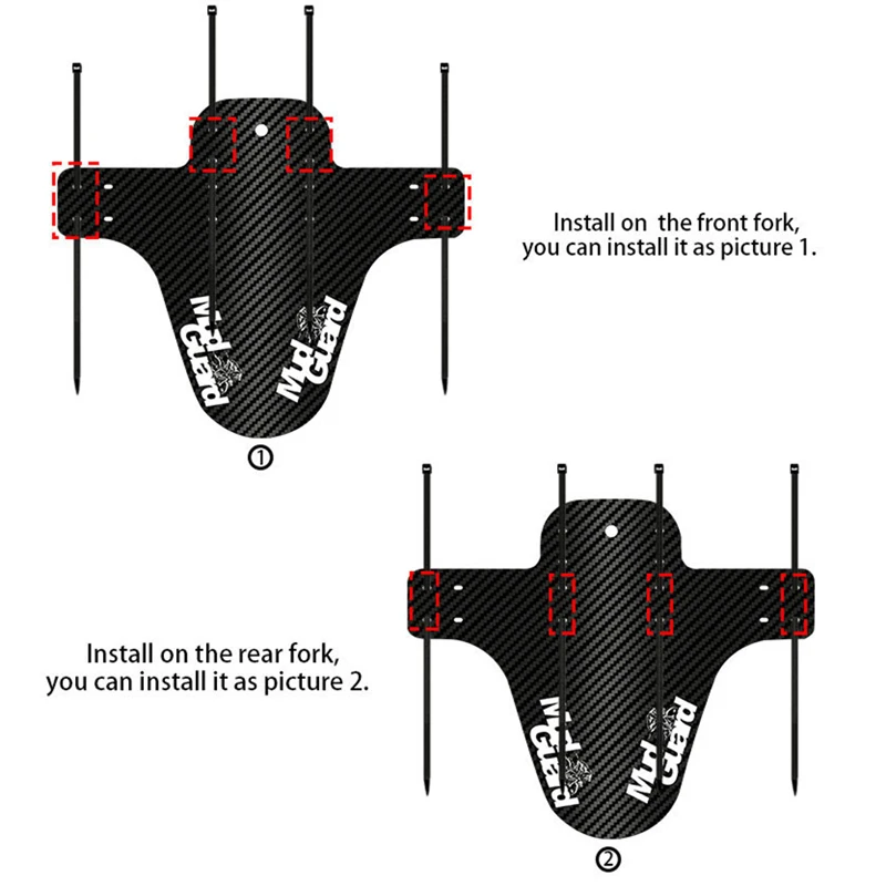 1 предмет Красочный Горный Дорожный велосипед брызговик крылья попка заставка из