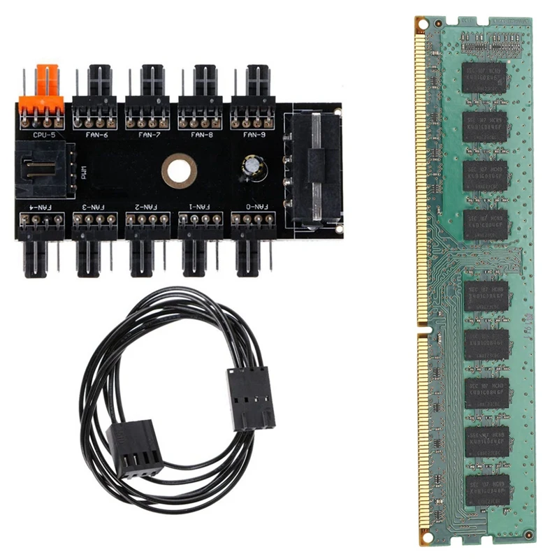 1 шт. IDE/SATA Molex от года до 10 способ PWM охлаждающий вентилятор концентратор 12 В и 1x2 Гб