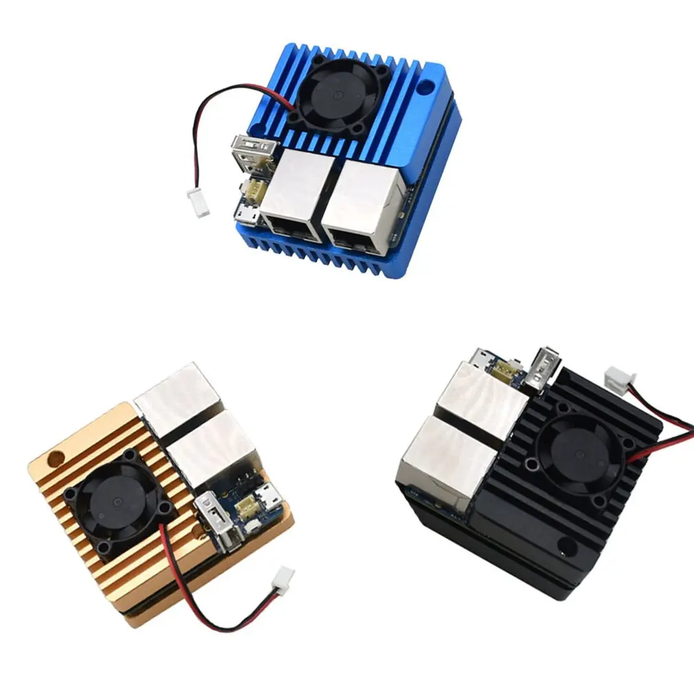 Nanopi R2s маршрутизатор охлаждающая оболочка алюминиевый сплав с охлаждающим