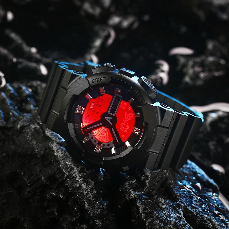 IBSO Детские Модные уличные спортивные часы мужские многофункциональные