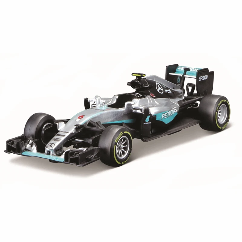 Bburago-Coche de aleaci&oacute;n de lujo modelo Mercedes F1 W10 EQ Power + 2019, juguete de colecci&oacute;n, regalo, 1:43, 2019-5