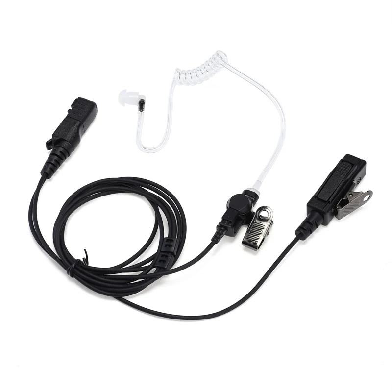 Radio Earpiece FBI Surveillance Acoustic Air Tube Headset for Motorola Radio XPR3300 XPR3500 XIR P6620 XIR P6600 E8600 E8608