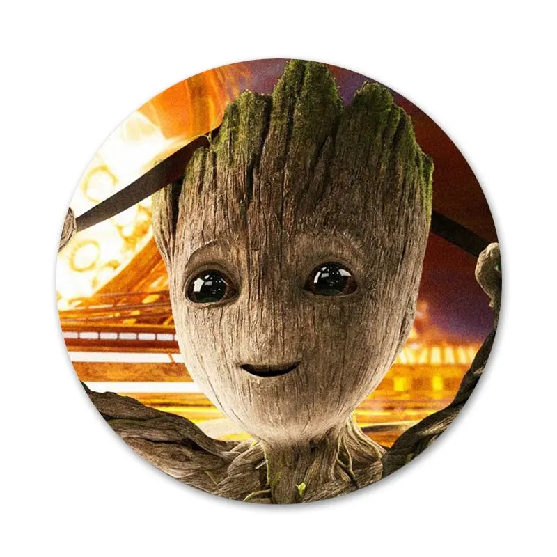 

Guardians of Galaxy Icons Pins Badge Decoration Brooches Metal Badges For Backpack Decoration 58mm