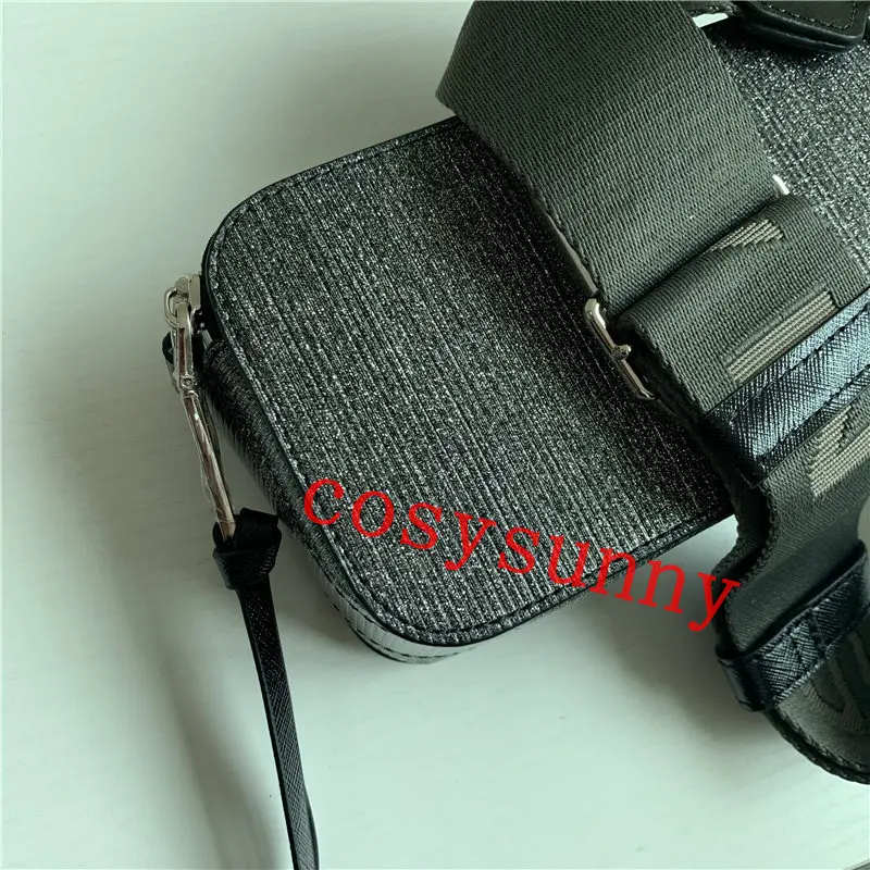 

Cosyunny fashion women's shoulder bag Designer Black wide strap leather women's bag wide strap zipper Purse Messenger Bag