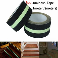 50mm12m pet stairs anti slip tape luminous warning anti fouling waterproof sticker grip glow in the dark self adhesive tape