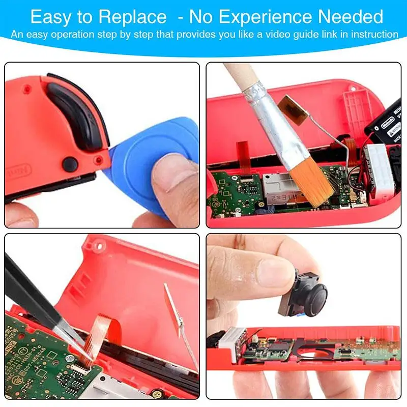 

25pcs/set Joycon Joystick Replacement for Nintendo Switch / Lite Game Controller 3D Analog Stick Parts Repair Tool Kit