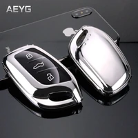 new tpu car key case cover shell fob for mg zs ev mg6 ezs hs ehs 2019 roewe rx5 i6 i5 rx3 rx8 erx5 protection shell accessories