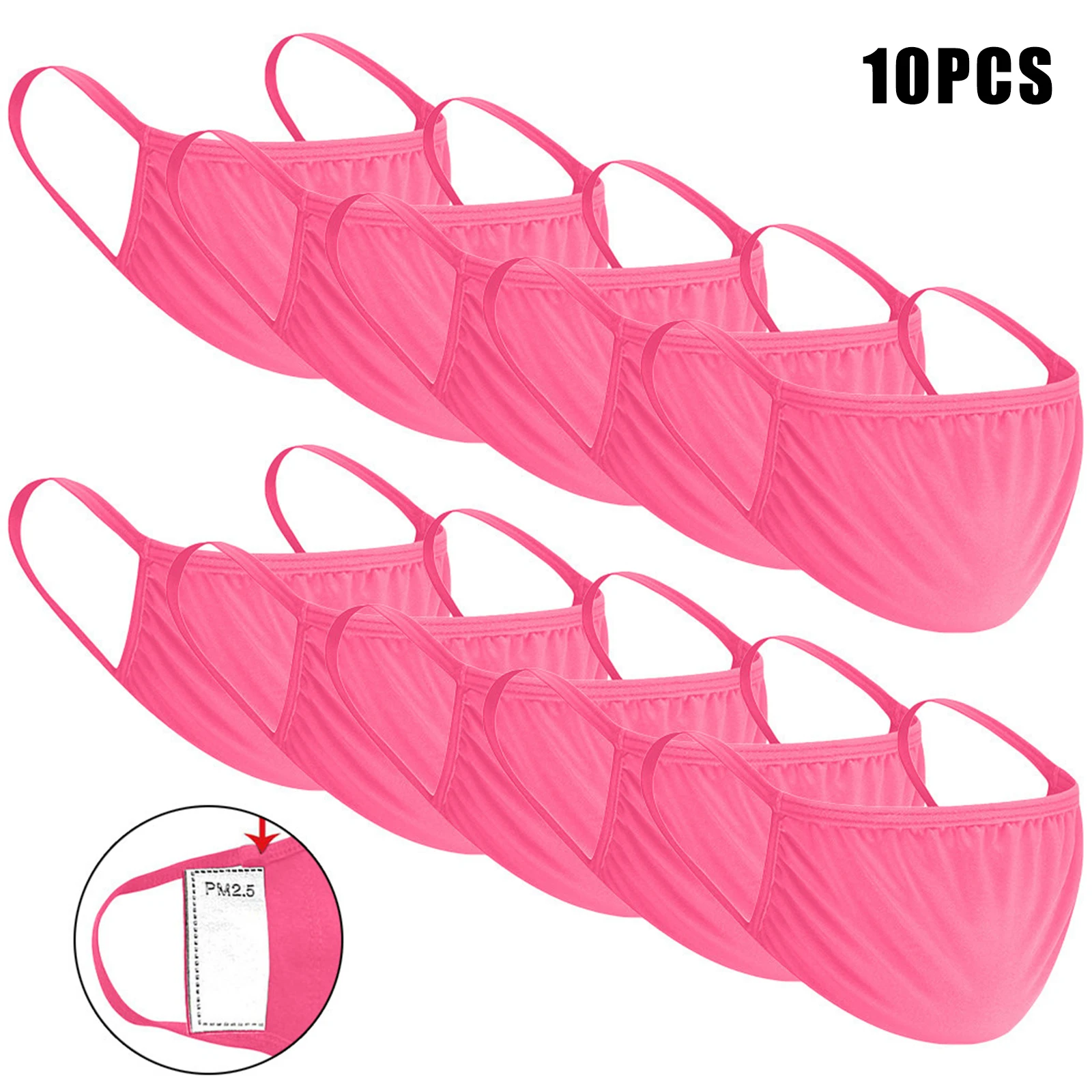 

10PCS Breathable Reusable Face Cover Dustproof Washable Face Shield for kids