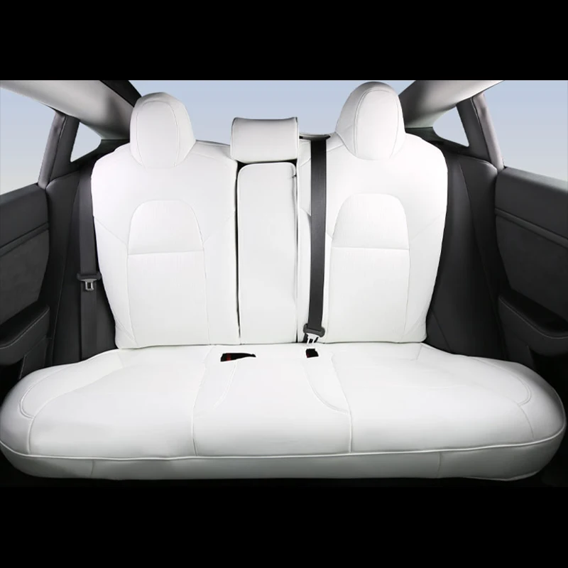 Кожаные чехлы Napa на сиденья автомобиля полностью закрытые для 2017-2021 Tesla Model 3