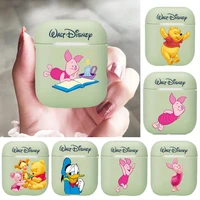 disney pink pig mickey minnie mouse soft silicone cases for apple airpods 12 protective case bluetooth wireless earphone cover