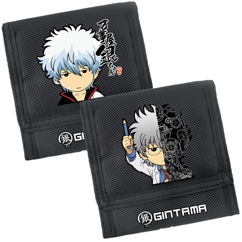 Короткий кошелек унисекс GINTAMA Sakata Gintoki Cospaly нейлоновый маленький для монет