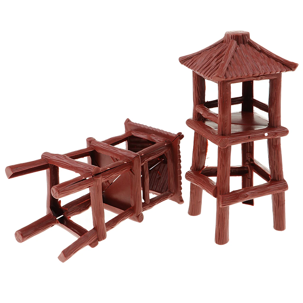 Комплект из 2 предметов в стиле милитари солдатика Сторожевая Башня 18 5 см для