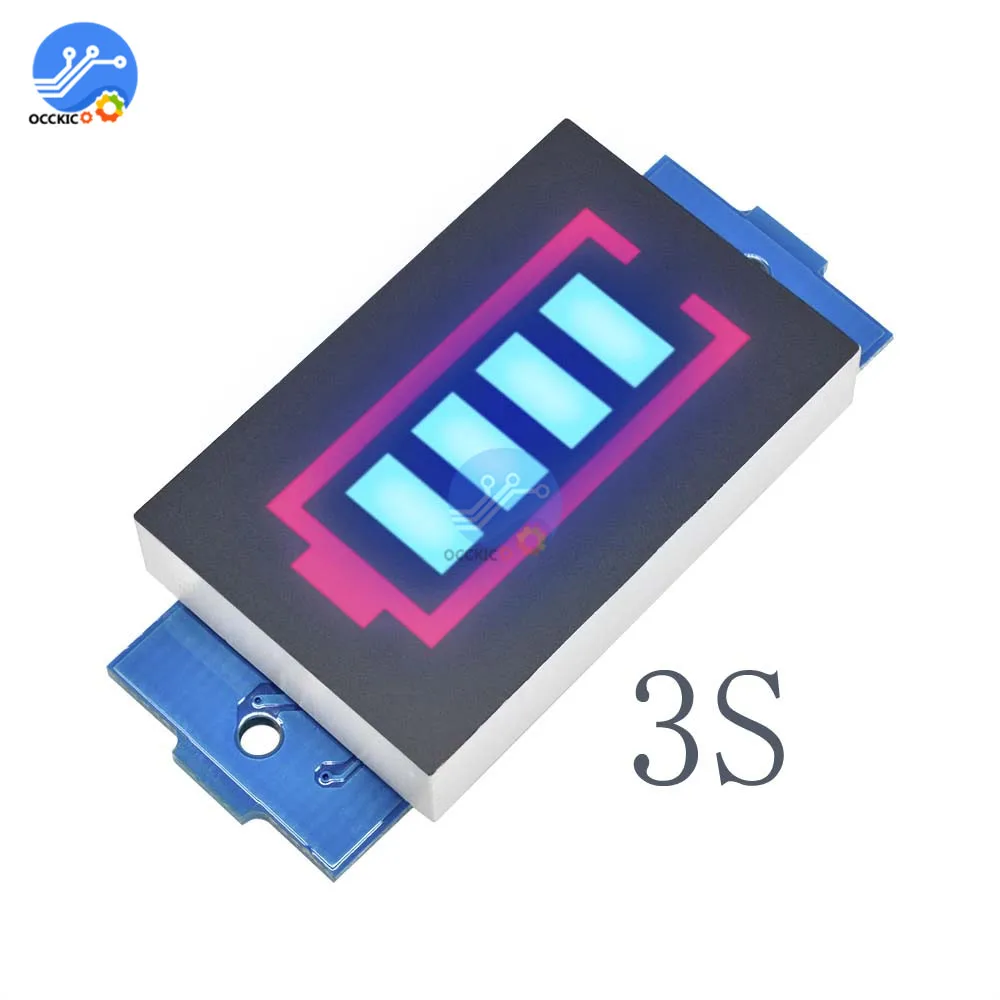 Индикатор емкости батареи BMS 1S 2S 3S 4S 6S 7S Li-po литиевый аккумулятор 18650 внешний с